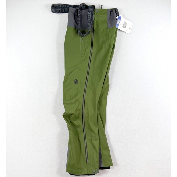Stio Environ Snow Ski Bib Mens S Pine Green Waterproof Dermizax 221102-421-S NEW - Picture 2 of 16
